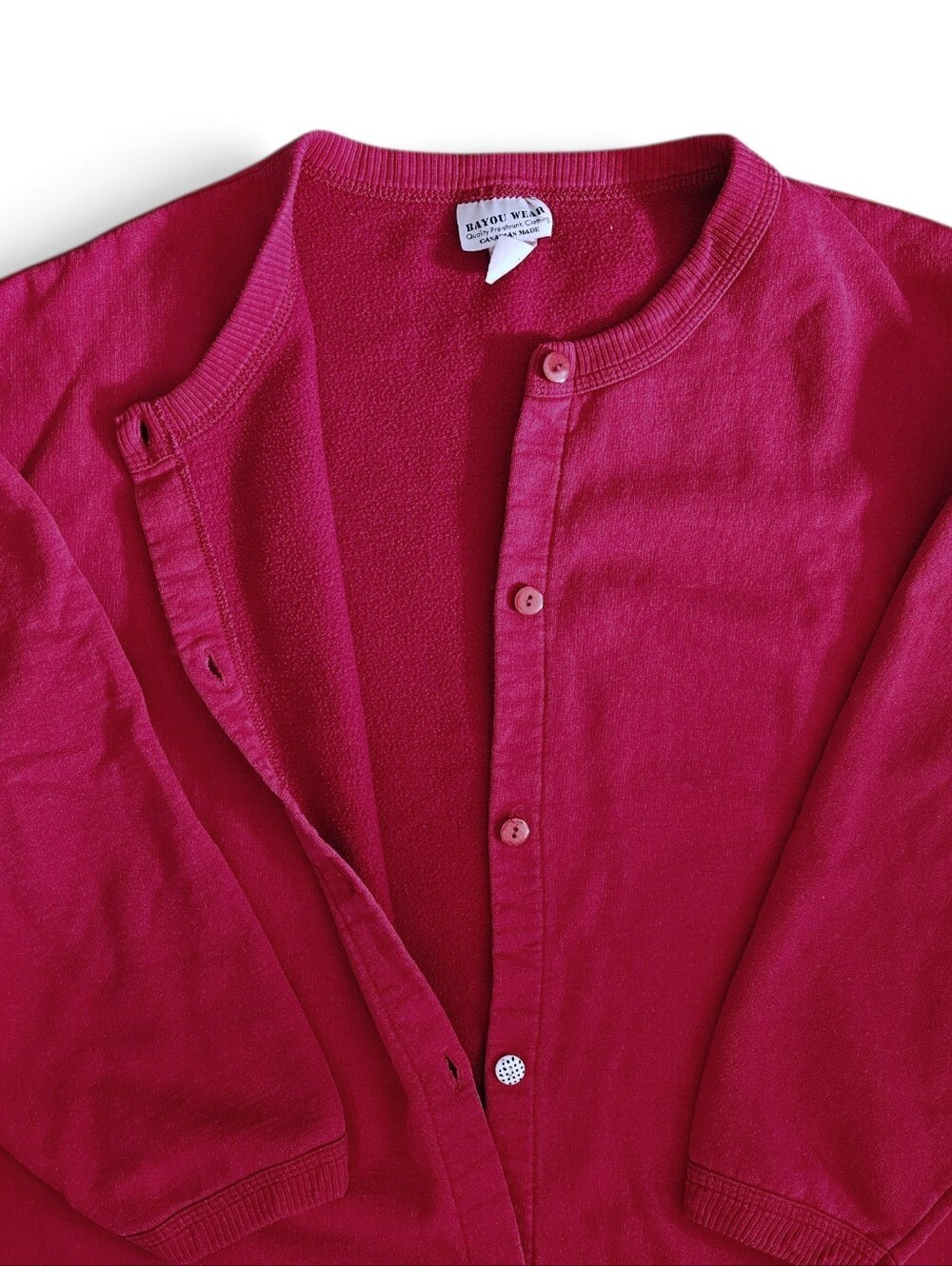 Vintage BAYOU WEAR Cardigan Sweatshirt - Picture 2 of 6